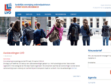 Tablet Screenshot of lvo-onderwijs.nl